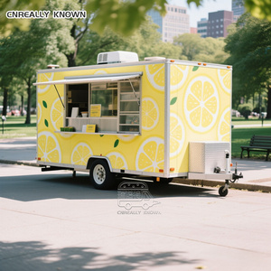 OEM Mobile Cart Towable Food Truck Trailer for Sale in USA - Product Image 5