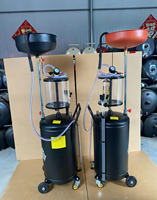 Extracteur d'huile usagée, réservoir de vidange d'huile, vidange d'huile portable à air avec hauteur d'entonnoir réglable, transfert de fluide, drainage de carburant
