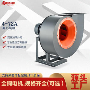 Ventiladores Centrífugos Industriales a Prueba de Explosiones 4-72 Hechos a Medida para Eliminación de Polvo, Extracción de Humo, Ventilación e Intercambio de Aire - Product Image 5