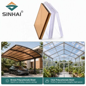 <span class=keywords><strong>Plaque</strong></span> en <span class=keywords><strong>polycarbonate</strong></span> transparente découpée sur mesure pour la construction de murs insonorisants de hangar DIY - Product Image 3