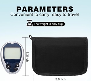 Bolsa de botiquín de primeros auxilios de emergencia personalizada, bolsa pequeña de almacenamiento médico, bolsa de viaje con cremallera para medicamentos, Mini herramienta para Diabetes - Product Image 5