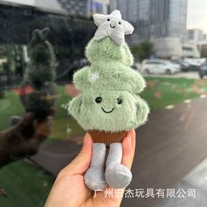 ตุ๊กตาต้นคริสต์มาสแบบต่างๆ ของขวัญช่วงคริสต์มาสจากบริติช ฟัน ซีรีส์  ตุ๊กตาผ้าพลัฌ  ของขวัญ  ไส้ใยฝ้าย PP  สำหรับเด็กทุกเพศ - Product Image 3