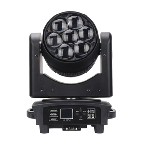 Projecteur <span class=keywords><strong>de</strong></span> scène mobile 350W pour DJ, 7x 40W, puces LED 4-en-1, DMX512, activé par le son, faisceau RGBW, pour mariage, discothèque, fête, club, bar - Product Image 1