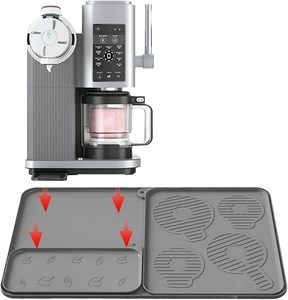 Tapis coulissant pour machine à crème glacée et machine à glace molle NC700/500/300-25 X 15, tapis de comptoir en silicone avec rainure de drainage - Product Image 1