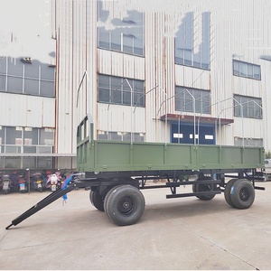 <span class=keywords><strong>Remorque</strong></span> de transport orientable de 10 tonnes, <span class=keywords><strong>remorque</strong></span> à plateau vert avec garde-corps, <span class=keywords><strong>remorque</strong></span> agricole à benne basculante - Product Image 5