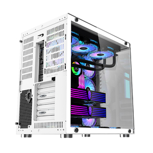 Snowman CS002 E-ATX đầy đủ tháp ủ kính dưới cung cấp điện có thể cài đặt sẵn người hâm mộ Top 360 chất lỏng làm mát chơi game trường hợp - Product Image 5