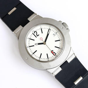 Reloj mecánico automático de lujo para hombre estilo BVL, zona horaria dual GMT de titanio, esfera mate, resistente al agua hasta 30 m, correa de caucho de 20 mm - Product Image 4
