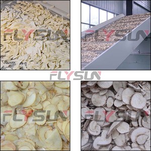 Séchoir à bande en maille mécanique pour granulés de manioc Lavage des légumes Coupe Machine de séchage des copeaux de manioc - Product Image 3