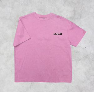 Camiseta Casual para Hombre, de Alta Calidad, Poliéster/Algodón, con Logotipo Personalizado, Talla Grande, Estilo Hip Hop, Transpirable, Diseño Oversize - Product Image 2