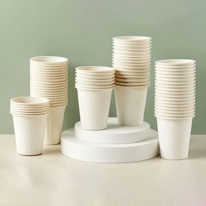 แก้วกระดาษกาแฟแบบใช้แล้วทิ้งเคลือบ PLA ย่อยสลายได้เองตามธรรมชาติ พิมพ์ลายได้ตามต้องการ เป็นมิตรต่อสิ่งแวดล้อม ย่อยสลายได้ 100% - Product Image 2