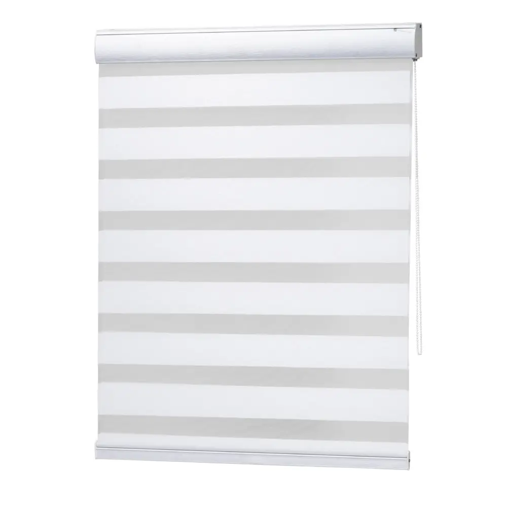 Day and night roller shades grey zebra blinds window shutters for home decor