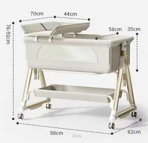 <span class=keywords><strong>Cuna</strong></span> portátil plegable <span class=keywords><strong>de</strong></span> altura ajustable para recién nacidos, <span class=keywords><strong>cuna</strong></span> para bebés, cama <span class=keywords><strong>de</strong></span> <span class=keywords><strong>viaje</strong></span> portátil <span class=keywords><strong>con</strong></span> mosquitera - Product Image 5