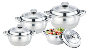 Sıcak satış 12 adet paslanmaz çelik indüksiyon tencere seti cam kapaklı - Product Image 2