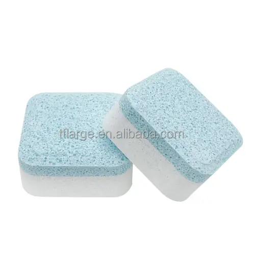 Özel paket mavi otomatik klozet temizleyici tabletler mavi kabarcıklar katı blok tuvalet temizleme tablet