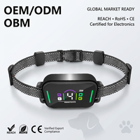 Größenverstellbares Intelligentes Hunde-Bellhalsband Umweltfreundliches Plastik HD-Farbdisplay IP67 Wasserdicht Wiederaufladbares Anti-Bell-Gerät