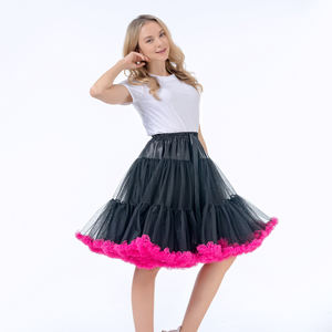 Falda de tutú de malla suave para adultos de 55cm, enagua esponjosa en capas, tutú de Ballet, Lolita, Cosplay, falda de fiesta, enagua de boda - Product Image 1