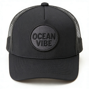 Gorra Trucker de 6 Paneles con Malla Trasera – Gorra Ligera y Transpirable con Cierre Ajustable para Playa, Surf, Senderismo y Deportes al Aire Libre - Product Image 1