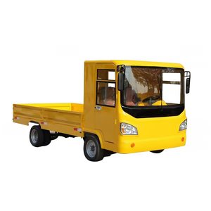 Electric Industrial Flatbed Cart with Half Canopy Semi-enclosed Electric Flatbed Cart - Product Image 6