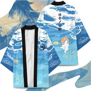 Camiseta de Anime para Hombre, Diseño de Demon Slayer, Kamado Nezuko, Kanroji Mitsuri, Yukata, Manga Tres Cuartos, Haori, Kimono, Capa - Product Image 4