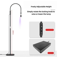 Nuevo Kit de Extensión de Pestañas UV 2026 con Lámpara UV, Pestañas de Secado Rápido, Pegamento LED para Extensión de Pestañas, Juego de Lámparas UV