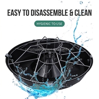 Mangeoire Ronde en Plastique pour Porcelets, Bac d'Alimentation pour Porcs, Abreuvoir pour Porcelets, Vente en Gros