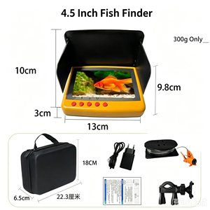 Caméra sous-marine HD de 4,5 pouces avec enregistrement vidéo, caméra de pêche sous-marine étanche pour la pêche sur glace, pêche en lac - Product Image 2