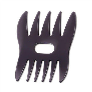 Nouvel Arrivage – <span class=keywords><strong>Peigne</strong></span> de Poche Professionnel Double Face à Dents Larges en Plastique Durable et Portable pour Coiffure Cheveux et Barbe - Product Image 4