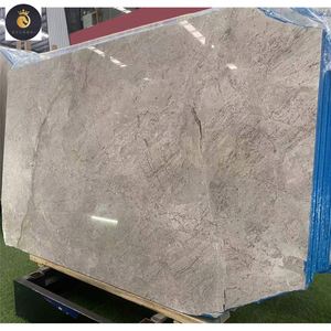 Carreaux de marbre gris château hautement polis pour décor de sol de villa meilleure qualité marbre gris coupé à la taille carreaux décoration murale - Product Image 4