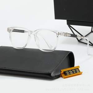 إطارات نظارات قراءة عصرية جديدة من الكروم المضاد للضوء الأزرق بنمط صلب ذهبي من التيتانيوم والبولي كربونات بإطار كامل على شكل عين القطة للجنسين تناسب جميع أشكال الوجوه - Product Image 3