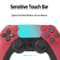 Manette de jeu sans fil BT V2 à alimentation directe d'usine pour PS4 PS3, avec double moteur de vibration, gyroscope, joystick de jeu durable pour PC