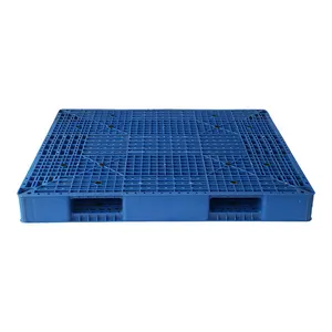 Heavy warehouse large stackable double-sided Tian word blue environmentally friendly recyclable plastic pallets