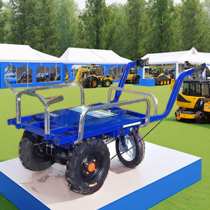 कृषि के लिए 1000 किलोग्राम इलेक्ट्रिक फ्लैटबेड कार्गो ट्रॉली गाड़ी ओम कस्टमाइजेशन सपोर्ट के साथ रिडेबल वेयरहाउस प्लेटफॉर्म कार्ट - Product Image 6