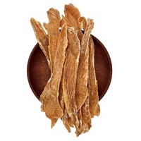 Friandises pour chiens en viande de poulet séchée coupée en fines tranches, riches en protéines, vente en gros OEM, matériaux frais naturels de qualité supérieure, nutritives, durée de conservation de 18 mois