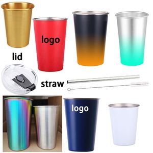 Botella de Agua de Acero Inoxidable de 500 ml con Logotipo Personalizado, Cambia de Color con el Frío, Brilla en la Oscuridad - Product Image 1