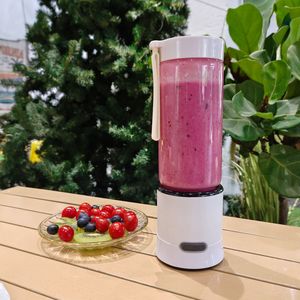 Bán buôn Nhà Bếp Có thể sạc lại các thiết bị Mini thực phẩm Máy trộn điện nhỏ trái cây tươi Máy ép trái cây máy xay sinh tố chai để bán - Product Image 4