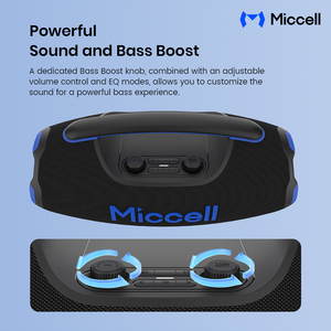 Haut-parleurs de musique Miccell en gros 170W, 18000mAh, longue autonomie, étanches IPX5 pour fêtes au bord de la <span class=keywords><strong>piscine</strong></span>, <span class=keywords><strong>camping</strong></span> - Product Image 5