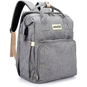 Sac à langer multifonctionnel BSCI, sac à dos de voyage portable, berceau, sac à langer pour maman avec station de change pour bébé fille ou garçon - Product Image 2