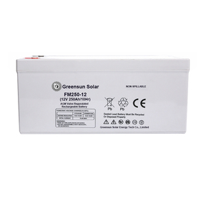 แบตเตอรี่พลังงานแสงอาทิตย์12V 250ah เก็บ Deep Cycle <span class=keywords><strong>AGM</strong></span> แบตเตอรี่250 AH - Product Image 1
