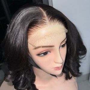 Perruque en cheveux naturels de haute qualité, perruque à fermeture frontale, noir clair, 100% cheveux humains vietnamiens - Product Image 2