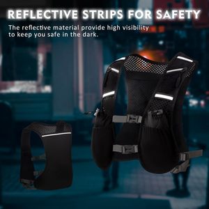 Precio de Fábrica con MOQ Bajo, Mochila de Hidratación Ligera de Nailon de 5L, Reflectante, para Deportes al Aire Libre, Senderismo, Ciclismo, Maratón y Trail Running - Product Image 2