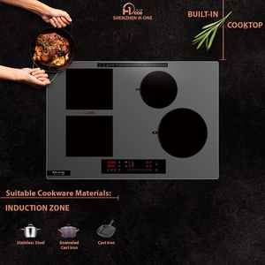 Table de cuisson à induction intelligente de 30 pouces avec Wi-Fi pour vous connecter et interactiver avec votre plaque de cuisson où que vous soyez via votre appareil intelligent en noir - Product Image 5