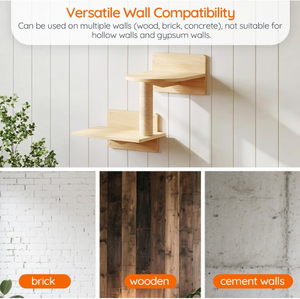 Muebles Modernos de Madera para <span class=keywords><strong>Gatos</strong></span>, Estantes para <span class=keywords><strong>Gatos</strong></span> Montados en la Pared con Escalones, Embalaje en Cartón - Product Image 5