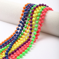 Vente en gros d'usine Collier personnalisé de la Paix, Chaîne perlée pour la Fête de l'Indépendance Américaine, Fête du Carnaval, Collier du 4 juillet, Décorations