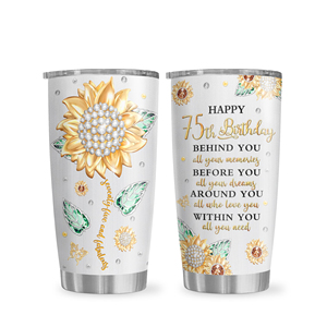 20oz Bulk Tumblers Insulated Double Wall Travel Coffee Mugs Durable Powder Coated Stainless Steel Tumblers <b>with</b> Lid and <b>Straw</b> - Product Image 1