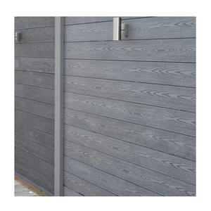 Moderno 10 pies 4X4 Aluminio WPC Valla Panel Puerta 3 <span class=keywords><strong>metros</strong></span> 9FT Canal Kit Recubierto de polvo Negro Jardín Balaustrada <span class=keywords><strong>Poste</strong></span> de calor - Product Image 1