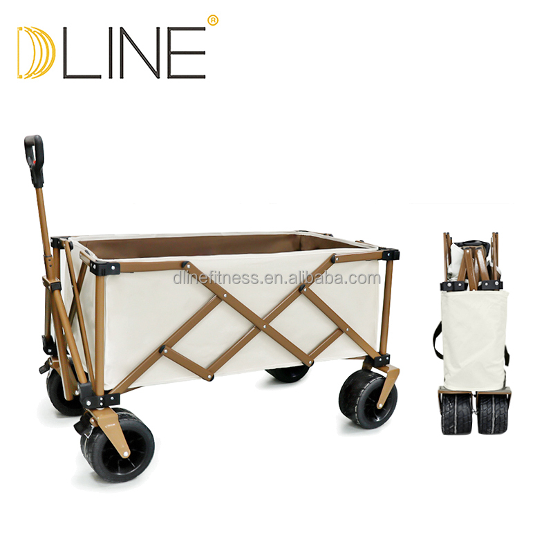 Складная тележка для пикника на открытом воздухе, пляжа, сада, парка, кемпинга