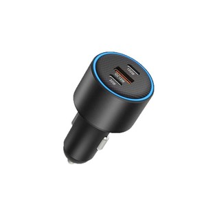 Cargador de Coche de 130 W con Carga Rápida PD, Adaptador de Encendedor de Cigarrillos de 12-24 V para Computadoras Portátiles - Product Image 1