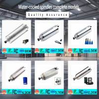 Kit de broche CNC LY haute vitesse 2,2 kW refroidie par eau avec variateur de fréquence ER20 pour routeur CNC