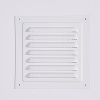 Rejilla de Ventilación Cuadrada Moderna de Aleación de Aluminio, Duradera, Fácil de Instalar, Rejilla de Ventilación de Pared para HVAC, Rejilla de Ventilación para Pared Exterior