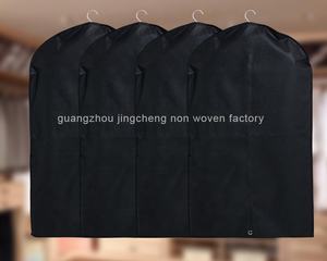 在线批发供应商套装服装套带标志定制尺寸无纺布服装防尘袋 - Product Image 5